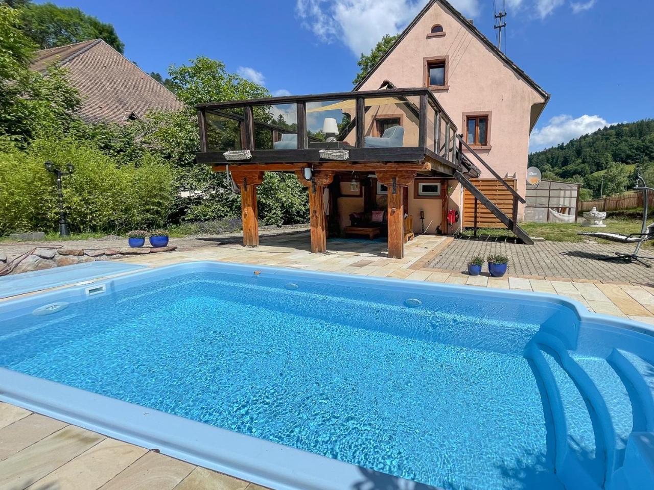 Ferienhaus Kappel Mit Pool Freiburg im Breisgau Eksteriør bilde
